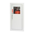 27 x 12 Inch Fire Rated Cabinet for up to 20 Lbs ABC Fire Extinguisher - Steel Door and Frame, Recessed