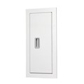 24 x 9.5 Inch Fire Rated Cabinet for up to 10 Lbs ABC Fire Extinguisher - Steel Door and Frame, Semi-Recessed, 4.5 Inch Trim