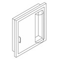 Cameo Door for Hose or Valve Cabinet