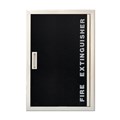 Frameless Acrylic Door Cabinets for up to Two 20 Lbs ABC Fire Extinguisher